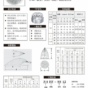 多孔實(shí)心錐噴嘴-FF